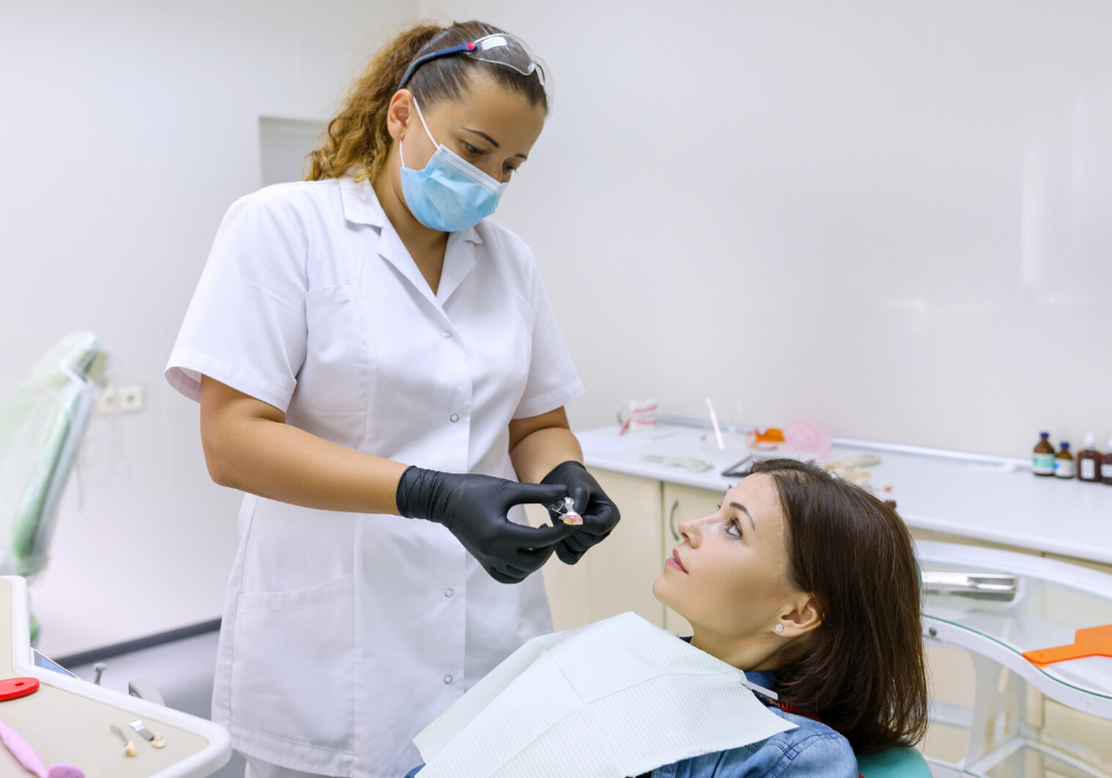 dental implants or dental bridges